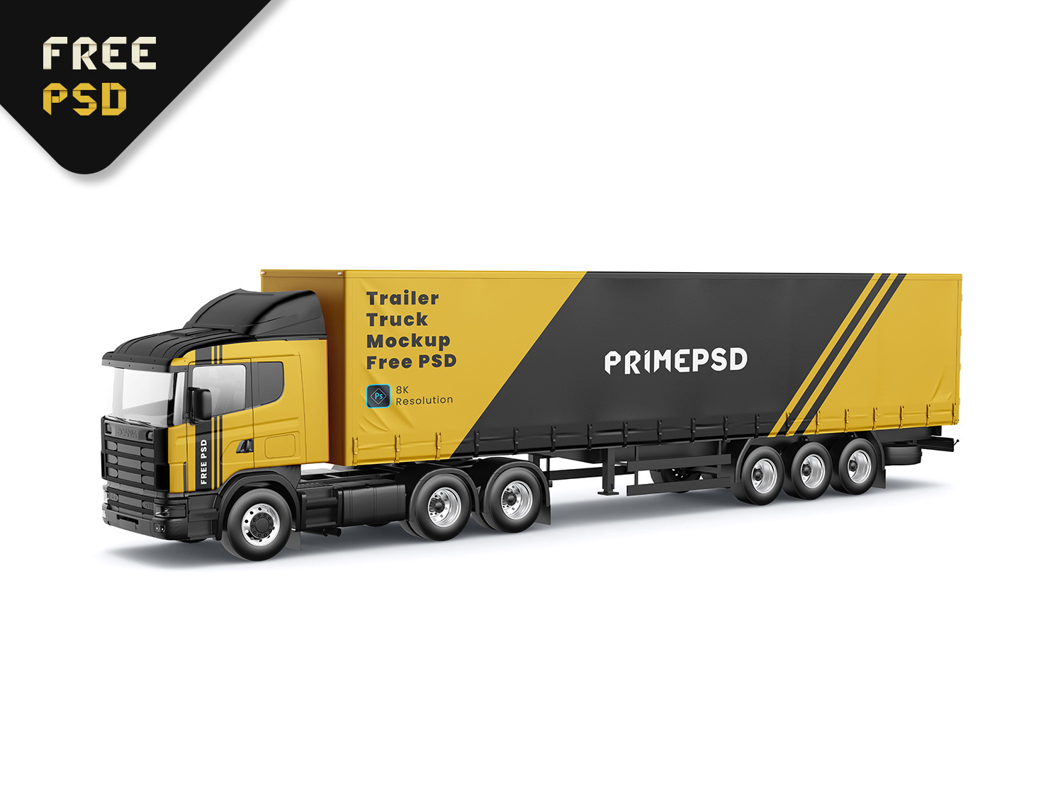 2674+ Psd Truck Mockup
