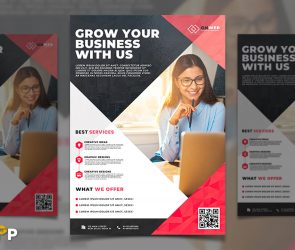 Business Flyer Free PSD Template