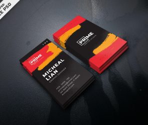 creative business card free psd