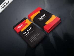 creative business card free psd