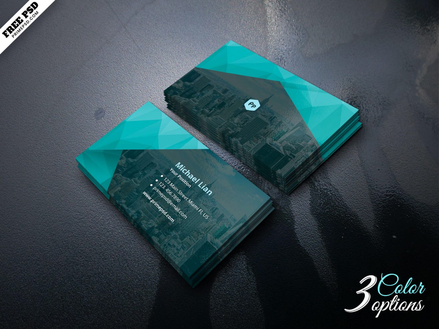 Creative business card free psd