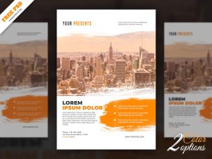 corporate flyer psd