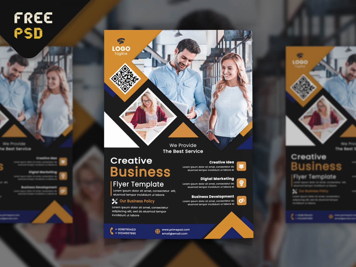 Corporate Flyer Free PSD Free Download, corporate flyer, corporate flyer psd, corporate flyer freebie, corporate flyer freebie psd, primepsd, psdbuddy