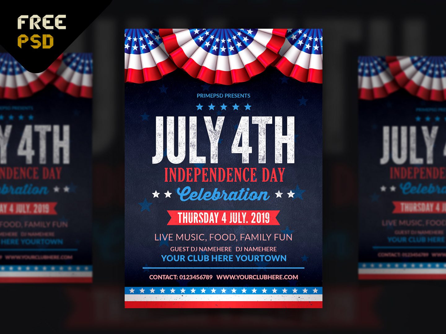 4th july, 4th july flyer, 4th july flyer psd, 4th july psd, 4th july flyer free psd, primepsd, primepsd flyer, flyer psd, Memorial Day Celebration, Memorial Day, USA Independence Day, USA Independence, USA