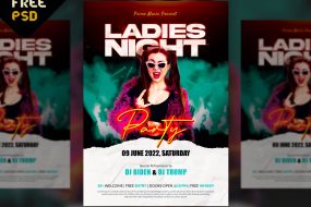 ladies night, ladies night party, ladies night party flyer, party flyer, party flyer design, ladies night party flyer design, ladies night flyer psd, ladies night party flyer psd, party flyer psd template, primepsd