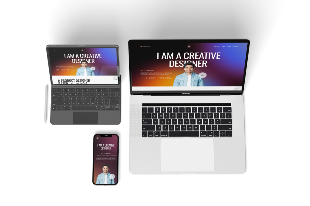 Portfolio Website Design Figma - PrimePSD